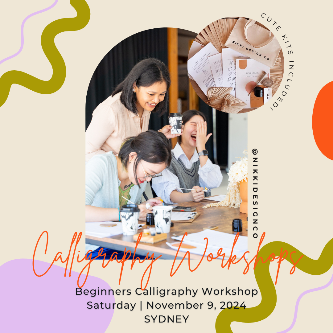 Beginners Calligraphy Workshop Ticket - Saturday, November 9, 2024