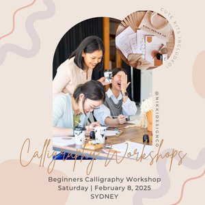 Beginners Calligraphy Workshop Ticket - Saturday, February 8, 2025